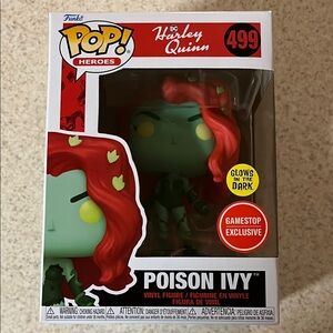 Funko Pop Poison Ivy with Red and Green Glow